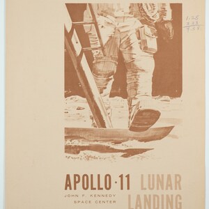 Vintage Nasa Pamphlet A Step to Divide History Apollo 11 Lunar Landing