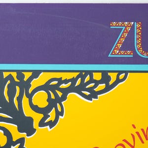 1992 Zulu Social Aid and Pleasure Club Silkscreen Signed & Numbered, FINE! bild 4