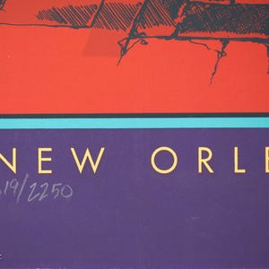 1992 Zulu Social Aid and Pleasure Club Silkscreen Signed & Numbered, FINE! bild 8