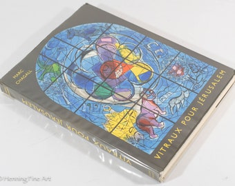 Marc Chagall Vitraux Pour Jerusalem SIGNED 1962 HB Original Lithographs!
