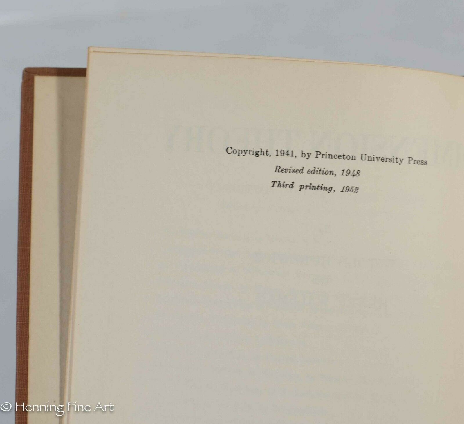 Dimension Theory by Witold Hurewicz and Harry Wallman 1952