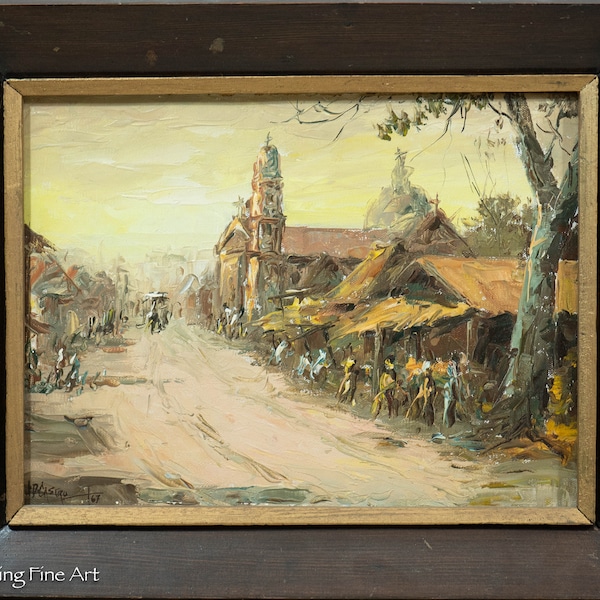 Filipino Landscape Painting Etsy