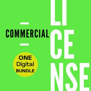 Commercial License to Sell Merchandise or Printed Sublimation & Screen Print Transfers of MULTIPLE Digital Files | Sell Design As Transfers