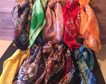 Bleach Dyed Bandanna