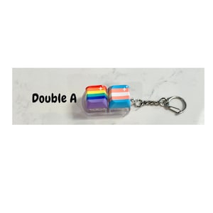 Pride Fidget LED Keychain, Keycap Sensory Gift, Clicker Charm, Backpack ...