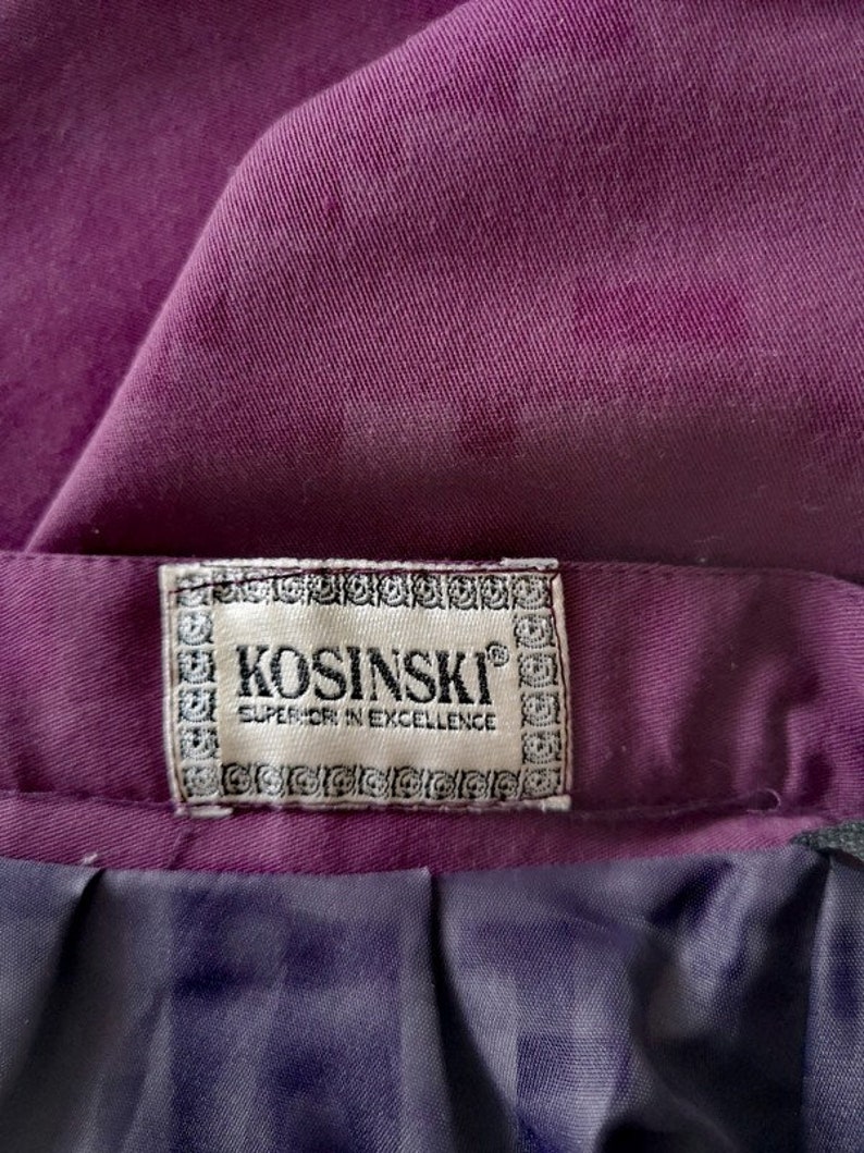 Unique HOT Kosinski superior original pencil skirt above the knee purple