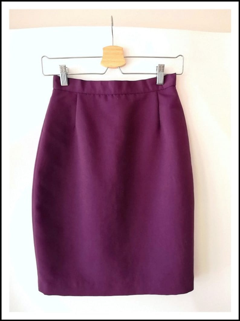 Unique HOT Kosinski superior original pencil skirt above the knee purple