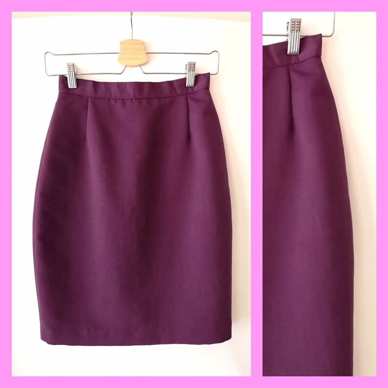 Unique HOT Kosinski superior original pencil skirt above the knee purple