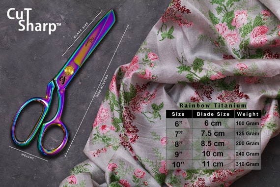 Fabric Scissors, 8-inch Rose Copper Premium Tailor Scissors, Sewing  Scissors for Fabric Cutting