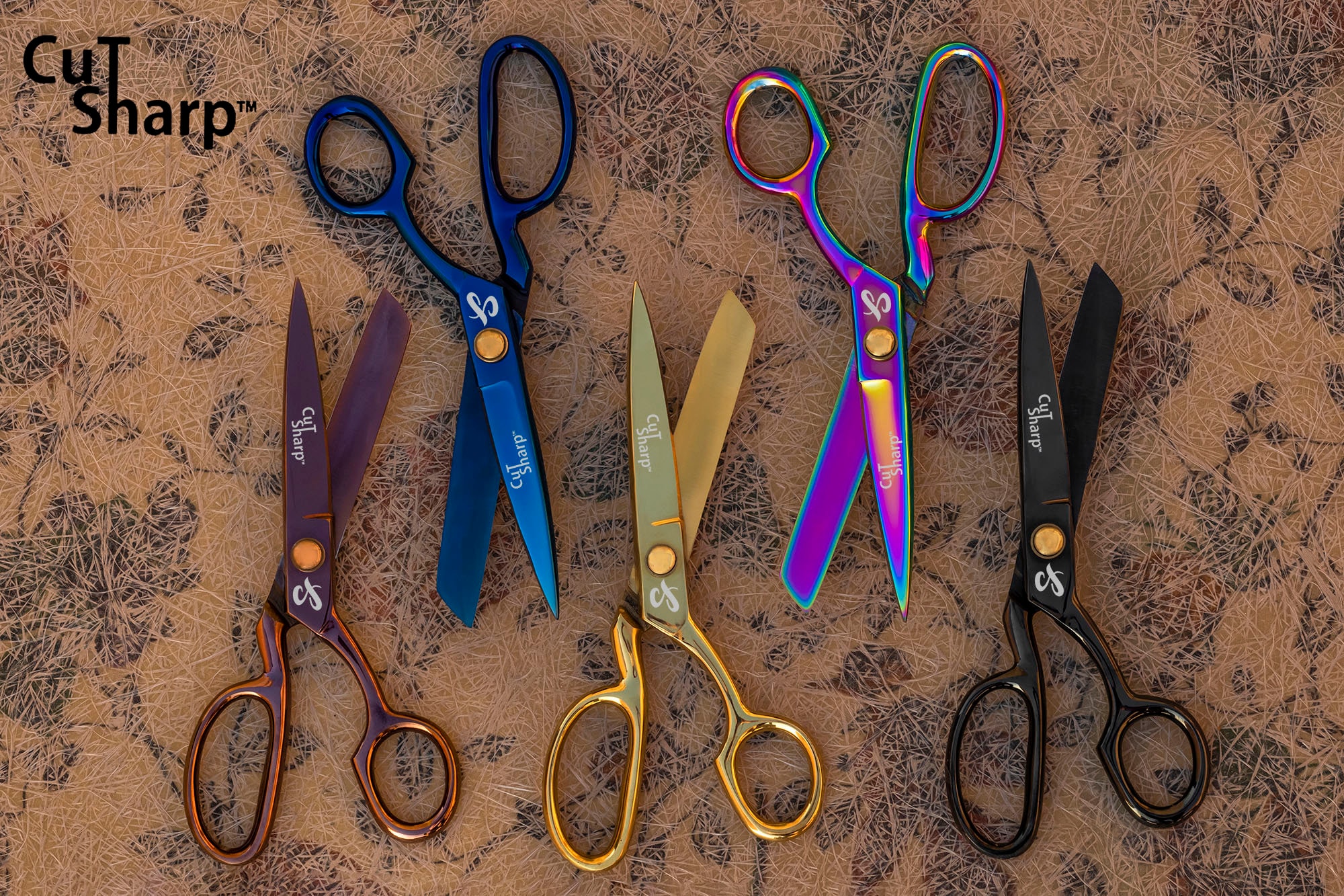 Sewing Scissors Ultra Sharp + Free Craft Knife - 9 Heavy Duty Professional  Shears - All Purpose Scissors: Office & Crafts, Perfect for Seamstress