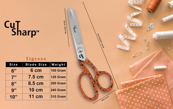 Newness Fabric Scissors, Heavy Duty All Metal Stainless Steel Craft  Scissors, Multi-Purpose Professional Sharp Shears for Tailor Dressmaker  Craft