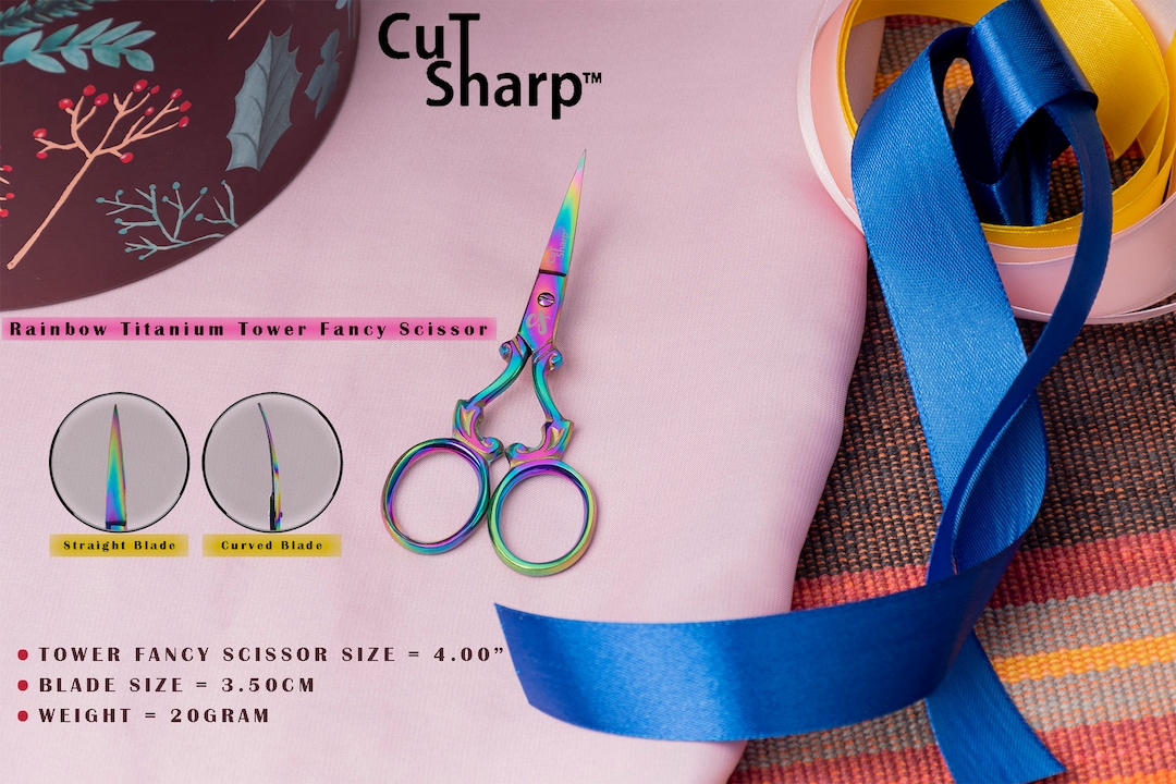 CUT SHARP Fabric Scissors Heavy Duty Stainless Steel Ultra Sharp