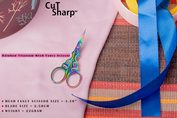 CUT SHARP Stork Embroidery Fabric Scissors 3.5cute Crane Shears Crochet &  Knitting Supplies DIY Tools for Crafting Kids Art Work Trimmers 