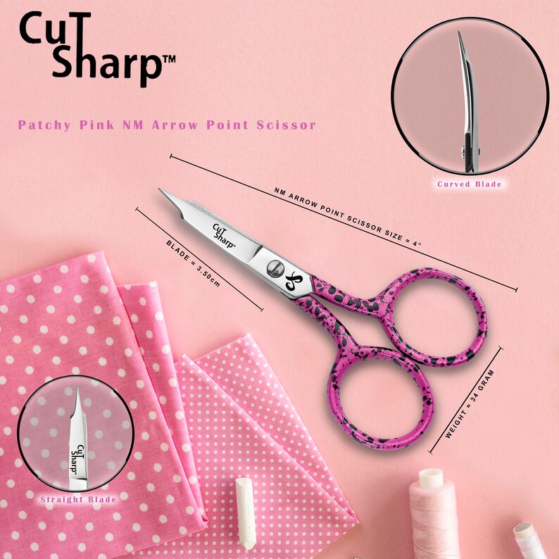 CUT SHARP Embroidery Scissors 3.5 Stainless Steel Arrow Etsy