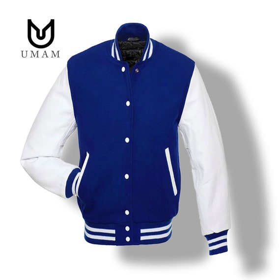 Liz Varsity Jacket - Royal Blue