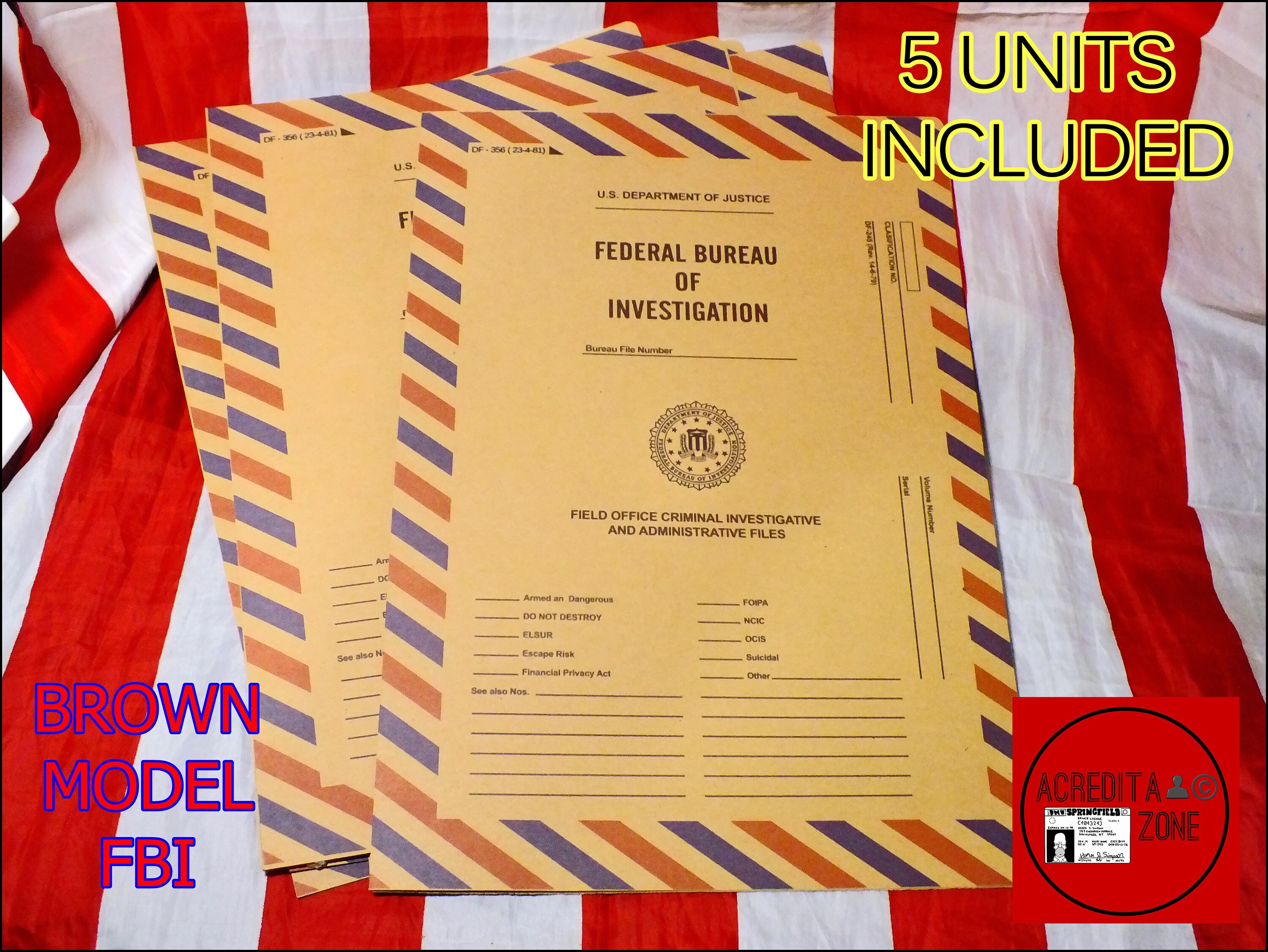 Batch of 5 Folders FBI X Files Vatican Secret Services - Etsy