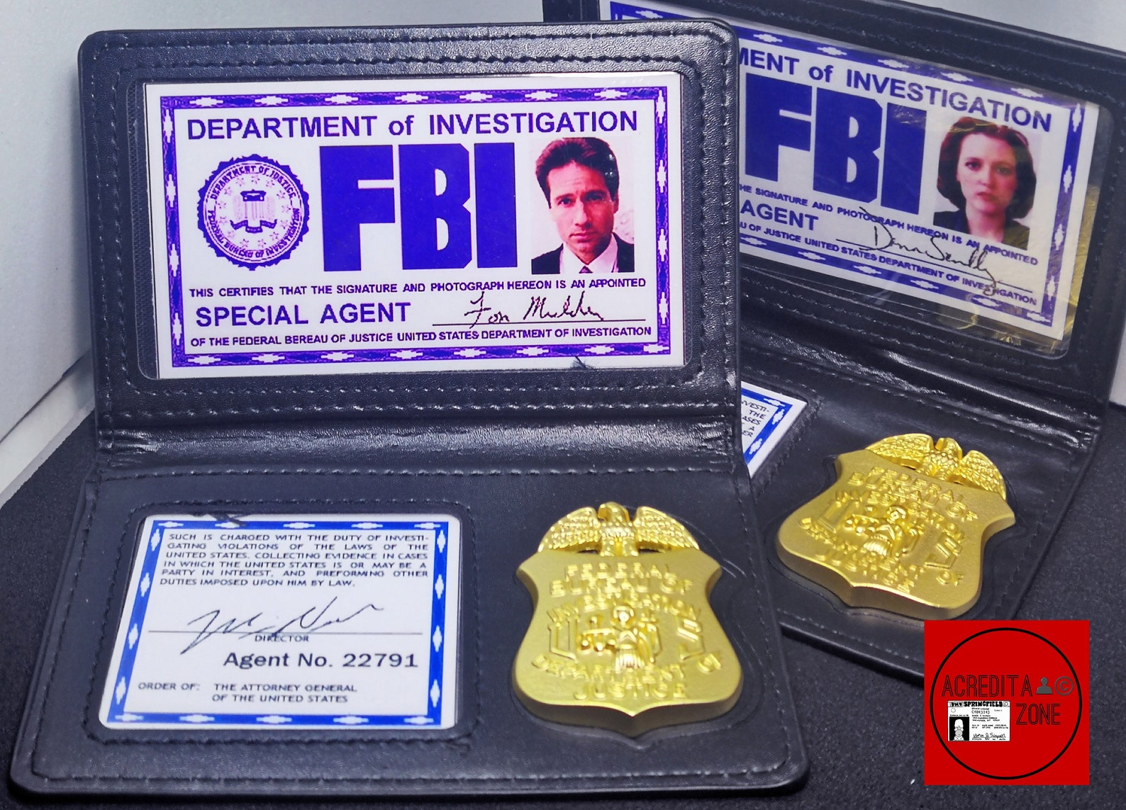 Printable Mulder And Scully Badges