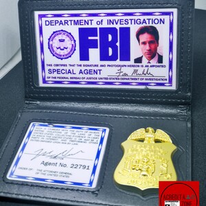 KIT Mulder and Scully Official Badges (lot of 2). - Etsy