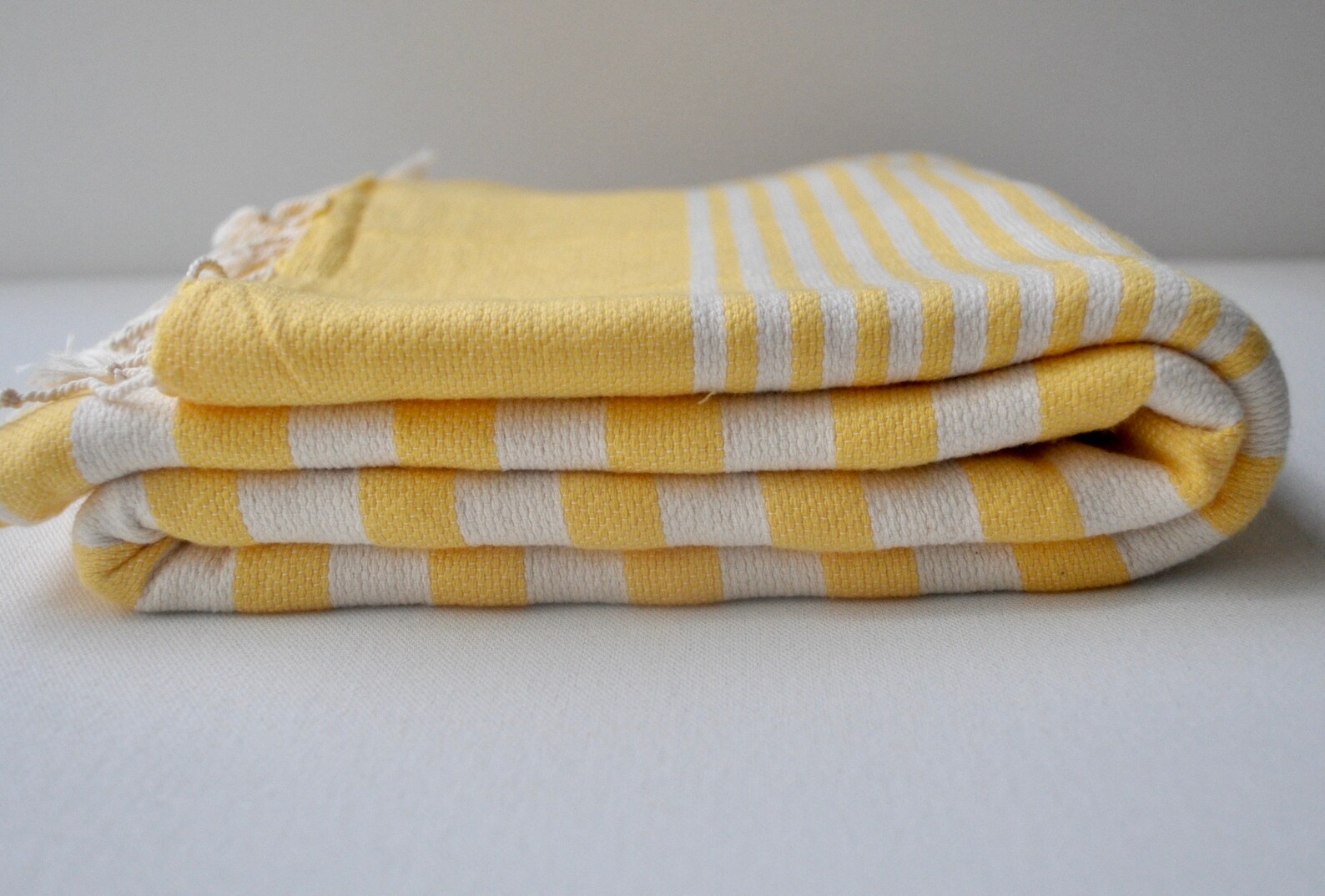 Yellow Beach Towel Genuine Handwoven Soft Quick Dry Beach Etsy UK