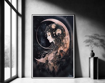 Endymion and Selene Greek Mythology Print Poster - Etsy