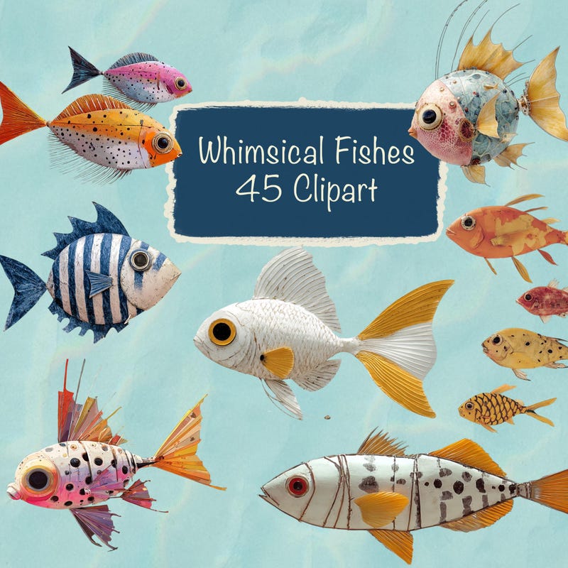 Whimsical Fish Images - Etsy