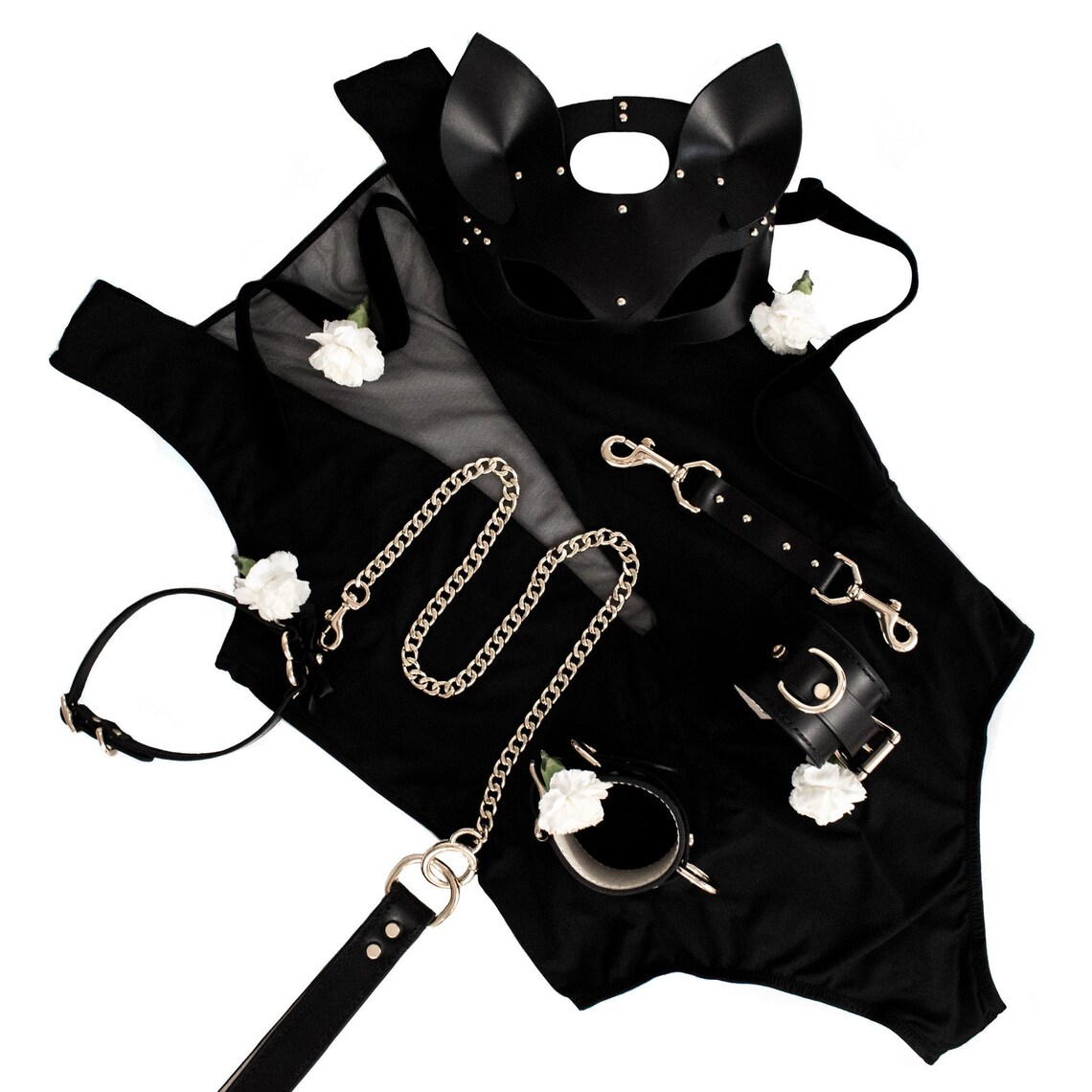 Kitten Play Set Bdsm Petplay Gear Pet Play Set Ddlg Kitten | Etsy