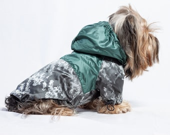 Dog Raincoat, Waterproof Dog Jacket, Small Dog Raincoat, Dog Coat, Dog Rain Jacket with Hoodie, Waterproof small dog Coats