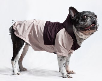 Dog Raincoat, Raincoat with Hoodie for Dogs, Dog Velcro Coat, Dog Rain Jacket, Water Repellent Coat, Size L and XXL, Raincoat for Dog