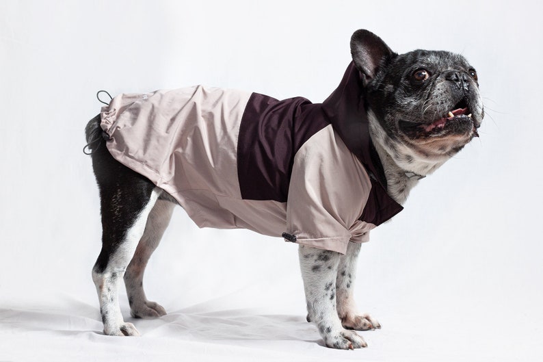 Dog Raincoat, Raincoat with Hoodie for Dogs, Dog Velcro Coat, Dog Rain Jacket, Water Repellent Coat, Size L and XXL, Raincoat for Dog image 1