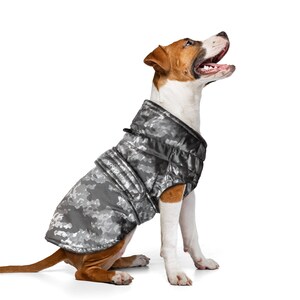 Dog Camouflage Coat, Dog Winter Coat, Easy on Dog Coat, Dog Jacket, Fleece Dog Coats, Warm Dog Coat, Dog Coats for Big and Small Dogs