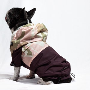 Dog raincoat, Waterproof Jacket, Dog Clothing, Waterproof Rain Jacket, Camouflage Rain Jacket, Water Repellent Jacket, Hooded Raincoat zdjęcie 7