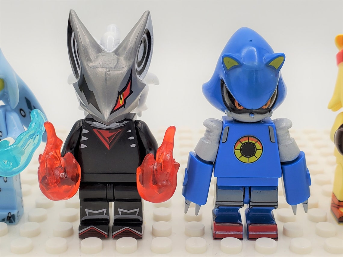 lego sonic custom minifigures