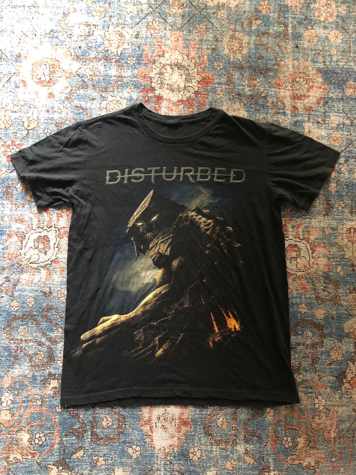 Disturbed Black Vintage Distressed T-Shirt | Etsy