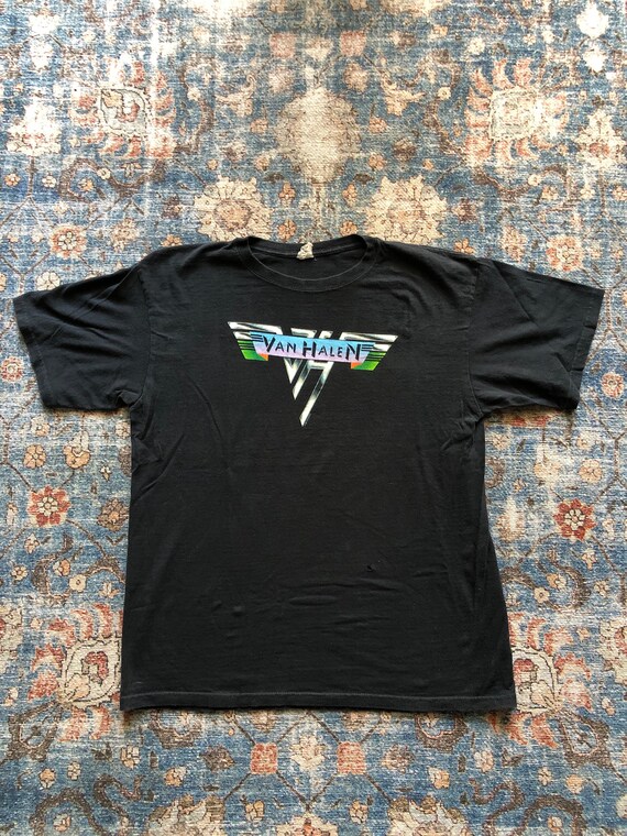Van Halen 2008 Black Vintage Distressed T-Shirt