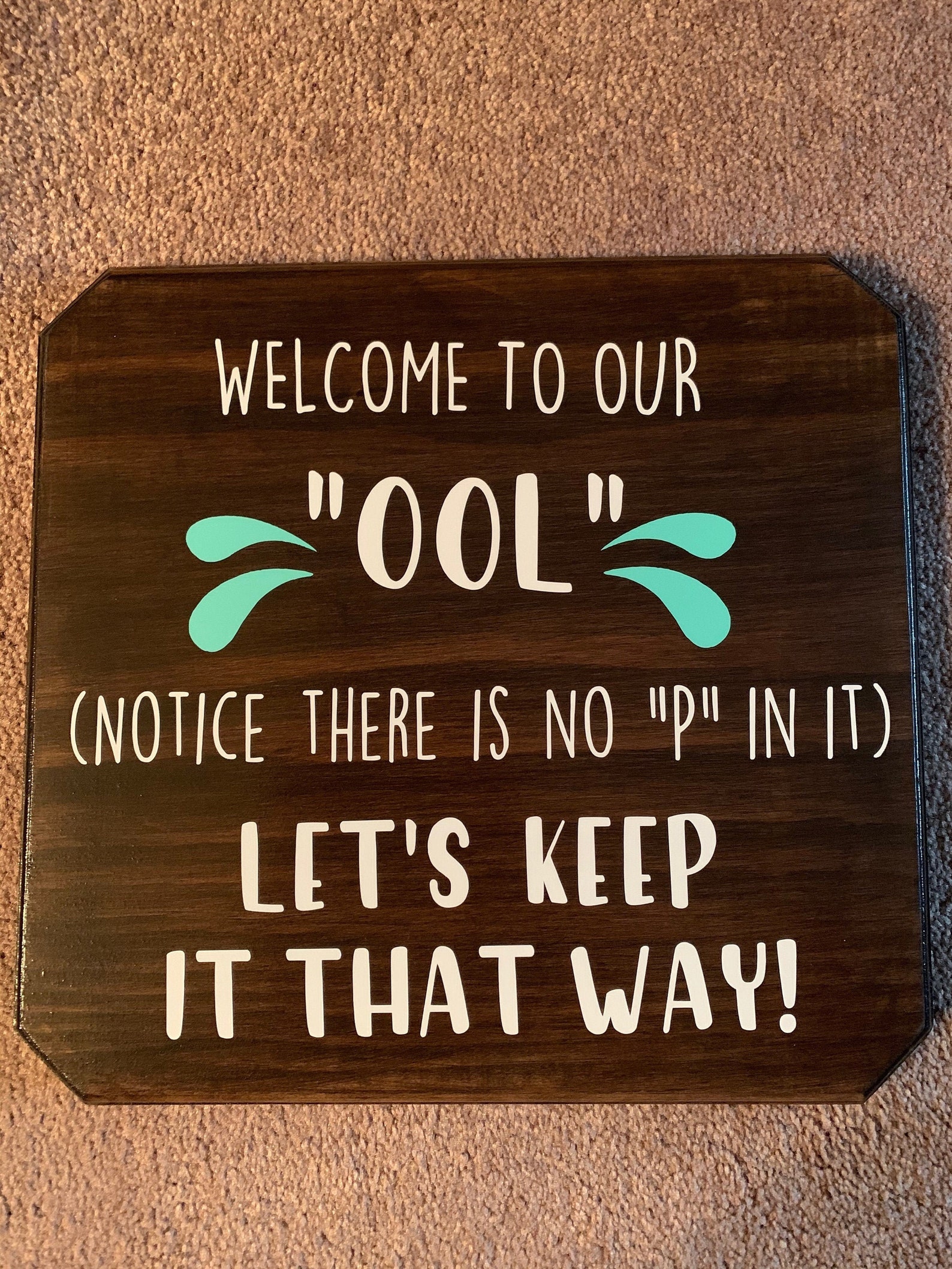 Swimming Pool Sign - Etsy