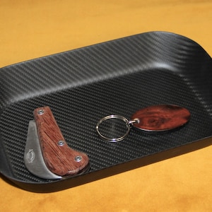 Real carbon fiber tray