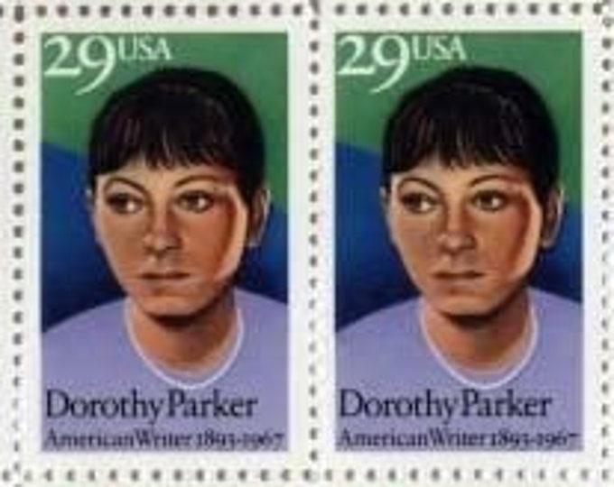Dorothy Parker Block of Four 29-Cent United States Postage Stamps Issued 1992
