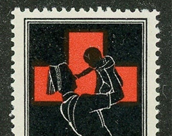 Red Cross Nurse With Child Saar Postage Stamp Issued 1955