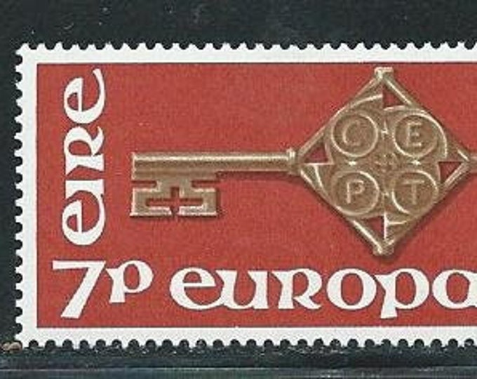 Europa Set of Two Ireland Postage Stamps Issued 1968