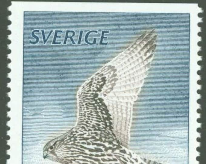 Gyrfalcon Sweden Postage Stamp Issued 1981