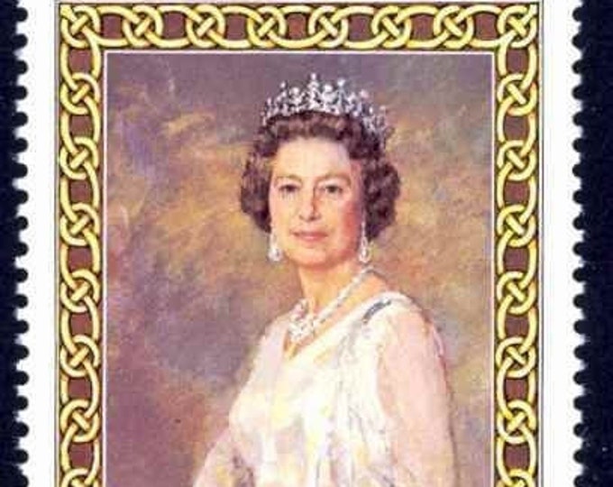 1985 Portrait of Queen Elizabeth II Isle of Man Postage Stamp Mint Never Hinged