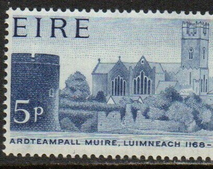 St Mary Cathedral Set of Two Ireland Postage Stamps Issued 1968