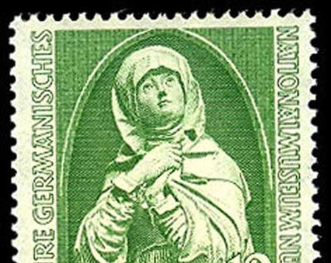 Nuremberg Madonna Germany Postage Stamp Issued 1952