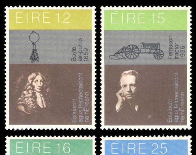 Irish Science and Technology Set of Four Ireland Postage Stamps Issued 1981