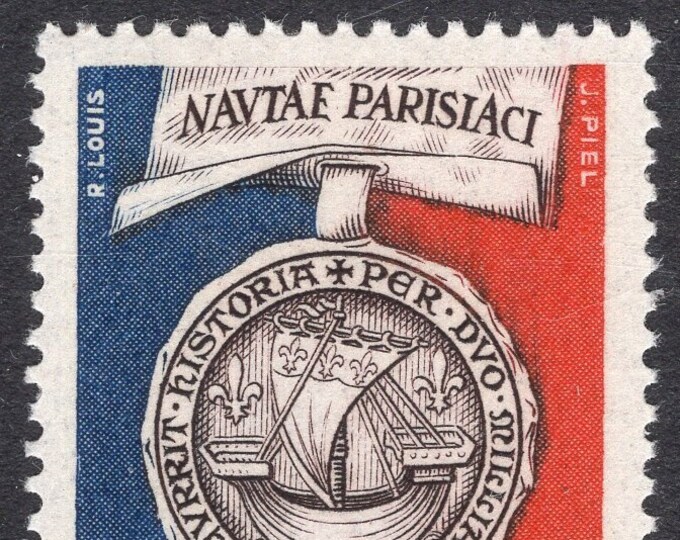 1951 Seal of Paris France Postage Stamp