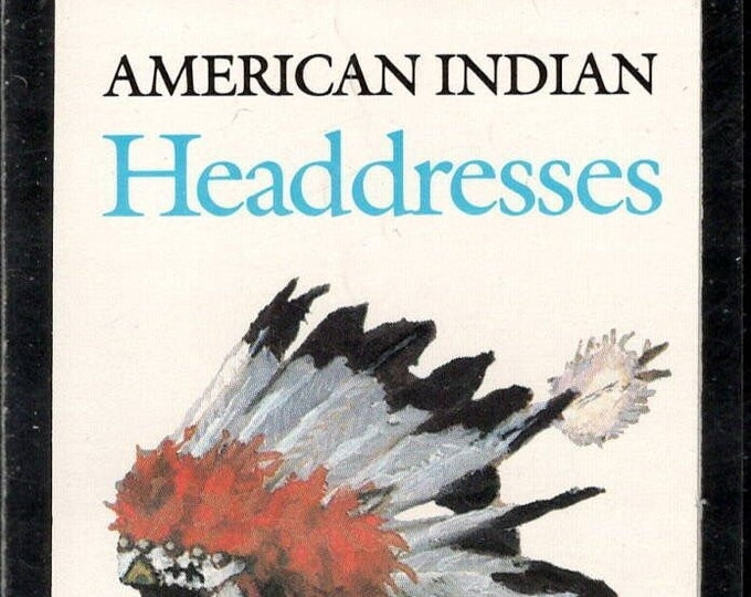 American Indian Headdresses Booklet of Twenty 25-Cent United States Postage Stamps Issued 1990