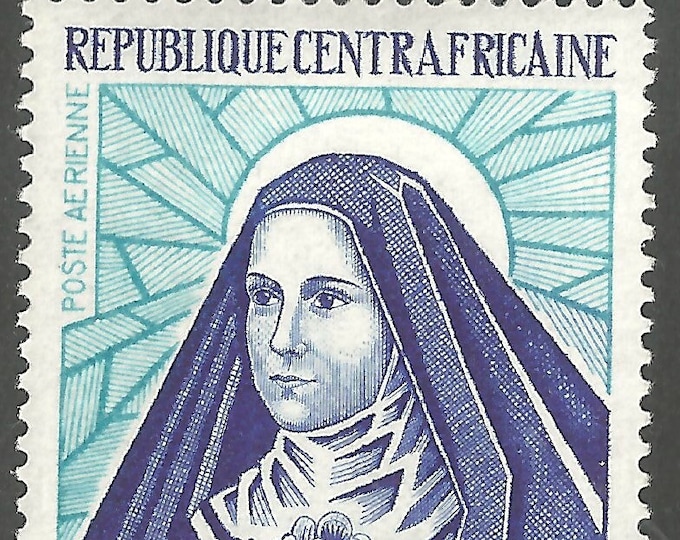 1973 St Theresa Central African Republic Airmail Postage Stamp Mint Never Hinged