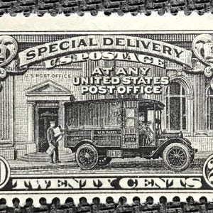 United States 1951 Post Office Truck 20-Cent Special Delivery Postage Stamp Mint Never Hinged