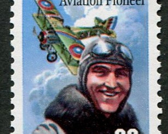 1995 Eddie Rickenbacker Aviation Pioneer 60-Cent US Postage Stamp Mint Never Hinged