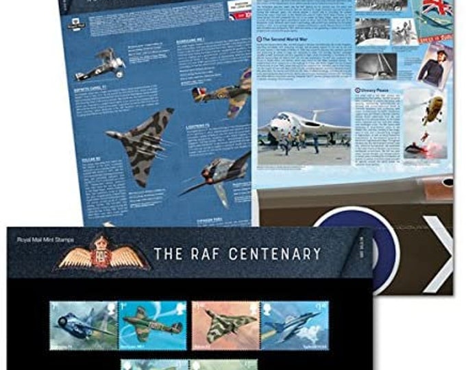 2018 Royal Mail Great Britain RAF Centenary Presentation Pack Mint